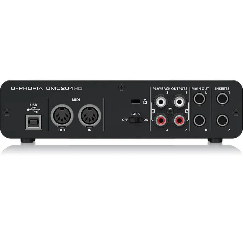 BEHRINGER UMC204HD INTERFAZ DE ESTUDIO3