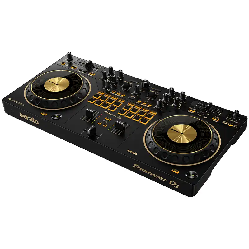 CONTROLADOR PIONEER DDJ-REV1-N GOLD (3)