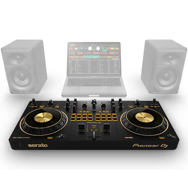 CONTROLADOR PIONEER DDJ-REV1-N GOLD (6)