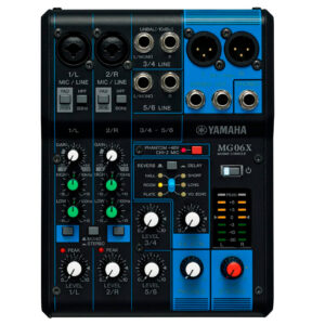 Consola Yamaha MG06XU – Compacta, Profesional y con Efectos Integrados