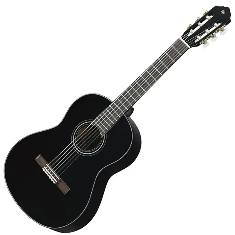 YAMAHA C-40BL GUITARRA CLASICA COLOR NEGRO (3)