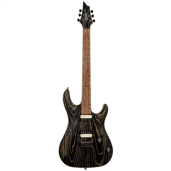 CORT KX300 COLOR NEGRO GRABADO ORO GUITARRA ELECTRICA