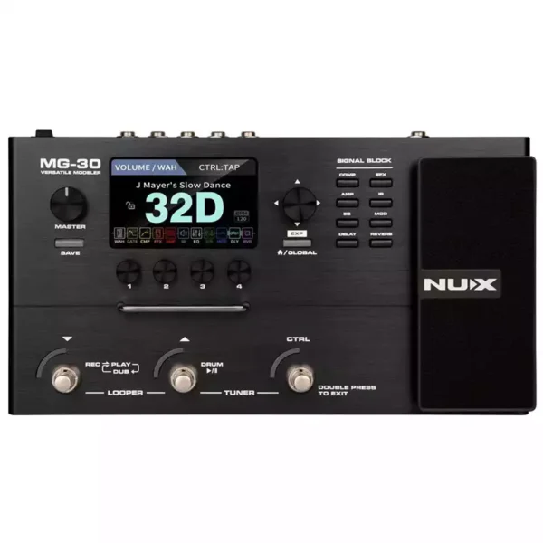 NUX MG-30 PEDALERA DE GUITARRA MULTIEFECTOS