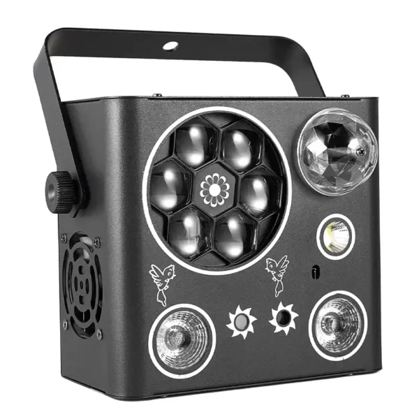 EUROLITE SPG609C 5 EN 1 LUZ LED, ESFERA, GOBOS, FLASH Y LASER - Imagen 4