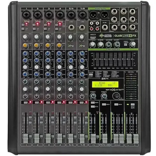 ULTRASOUND CLUBLIVE8FX CONSOLA PLANA DE 8 CANALES