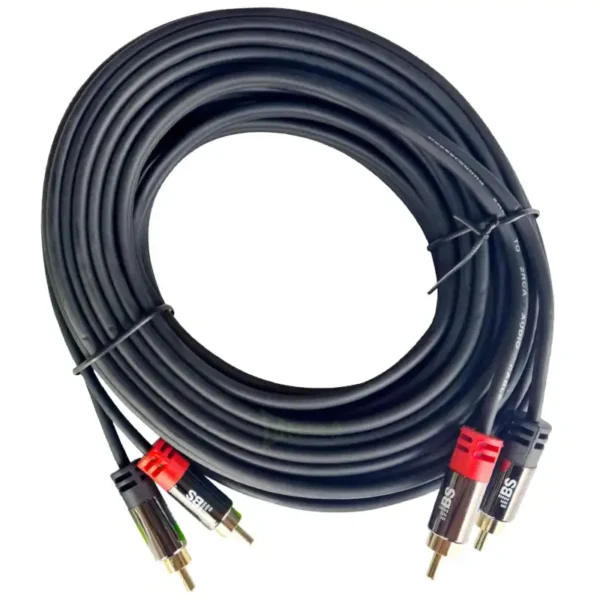 BESSER SOUND C13513 PREMIUM CABLE DE AUDIO 2RCA A 2RCA 10MTS