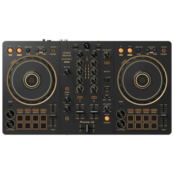 PIONEER DDJ-FLX4-N/PXJ  DORADO, EDICION LIMITADA CONTROLADOR DE DJ