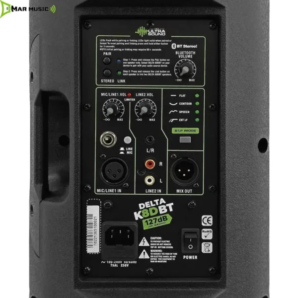 CAJA AMPLIFICADA 8 ULTRA SOUND DELTA K8DBT - Imagen 2