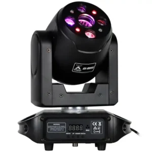 AMERICAN XTREAM AX-MH95 SPOT BEAM 80W + 4X20W RGBW + LASER RG LUZ ROBOTICA