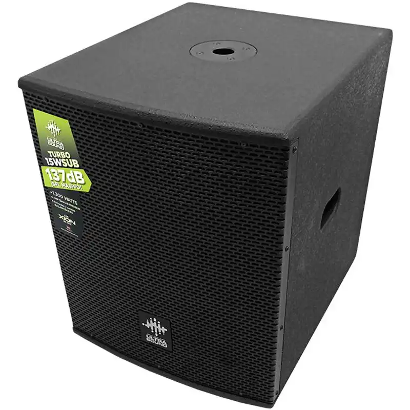 ULTRA SOUND TURBO15WSUB SUB BAJO AMPLIFICADO DE 15" - Imagen 3