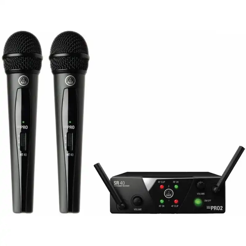 AKG WMS40 MINI 2 DUAL MICROFONO INALAMBRICO