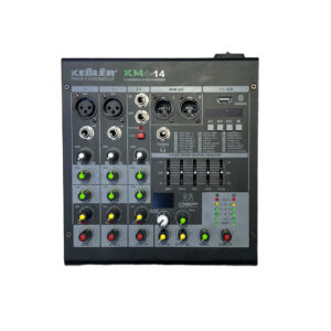 Consola Mezcladora Kebler KM4.14   USB, Bluetooth y 24 Efectos DSP