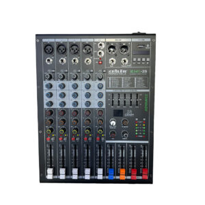 Consola Mezcladora Kebler KM6.25 de 6 Canales con USB, Efectos y Ecualizador