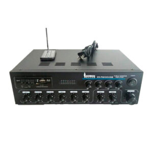 Amplificador de Perifoneo England ES-PM100USB 3 Canales 100W Bluetooth USB FM