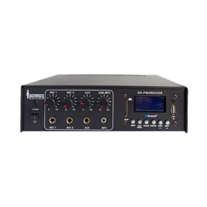 Amplificador de Perifoneo England ES-PM450USB Bluetooth USB FM 20W RMS