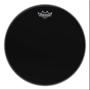 Parche Remo Ambassador Ebony 14" ES-0014-00 | Sonido Abierto y Resonante