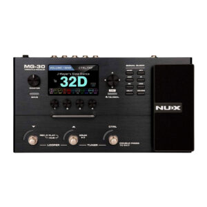 Pedalera de Guitarra Multiefecto NUX MG-30 | Modelador Profesional con IR y USB