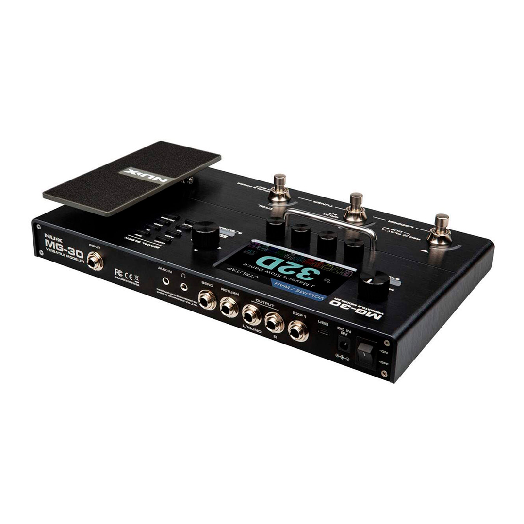 Pedalera de Guitarra Multiefecto NUX MG-30 | Modelador Profesional con IR y USB - Imagen 2