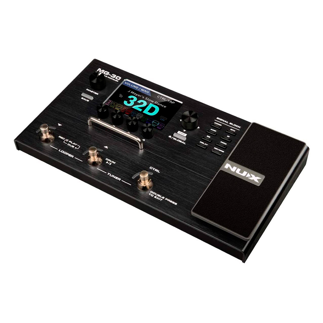 Pedalera de Guitarra Multiefecto NUX MG-30 | Modelador Profesional con IR y USB - Imagen 3