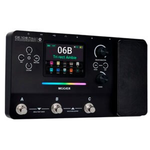 Pedalera de guitarra Mooer GE100 Pro Li con pantalla a color