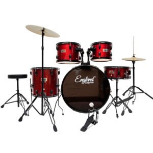 Batería Acústica England EL-WDR4-MRJ Set de 5 Piezas