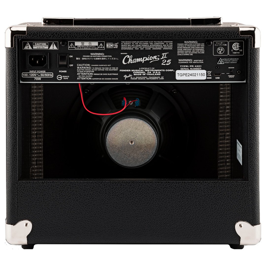 Amplificador de Bajo Fender Rumble 25 de 25W 120V - Imagen 2